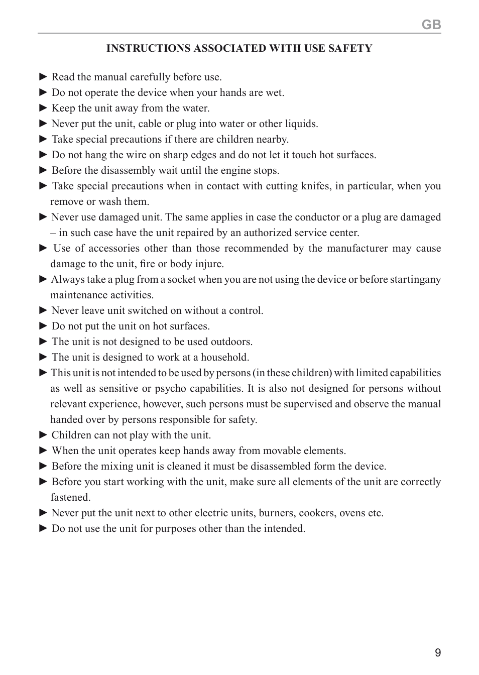 MPM MBL-03 User Manual | Page 9 / 24