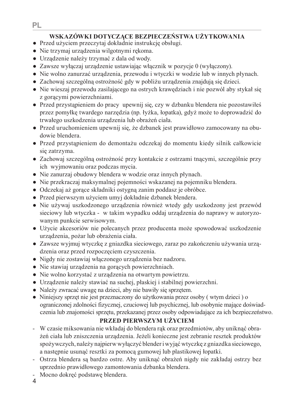 MPM MBL-01M User Manual | Page 4 / 36