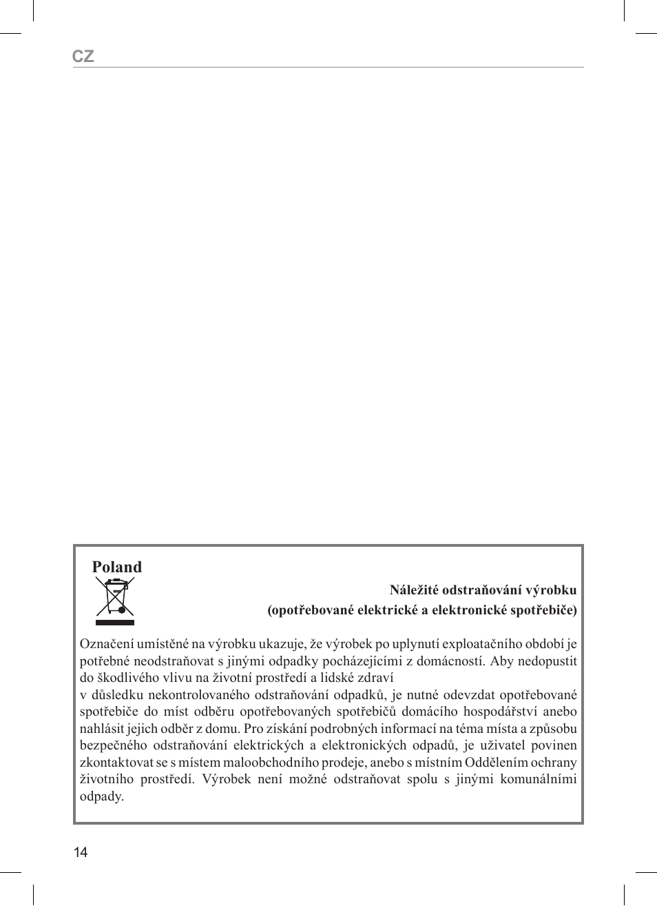 Poland | MPM Kasia 116 User Manual | Page 14 / 44