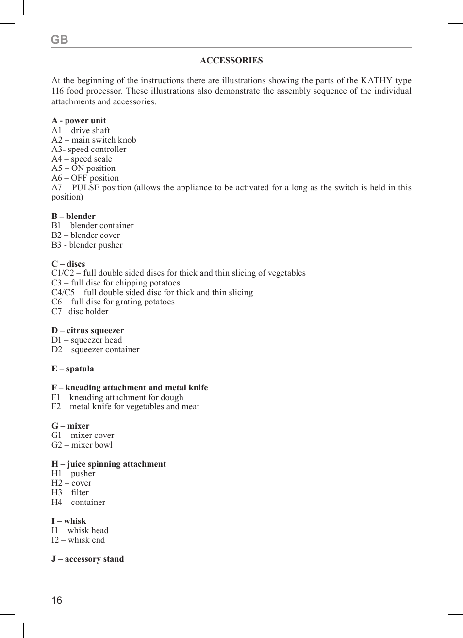 MPM Kasia 116 User Manual | Page 16 / 44