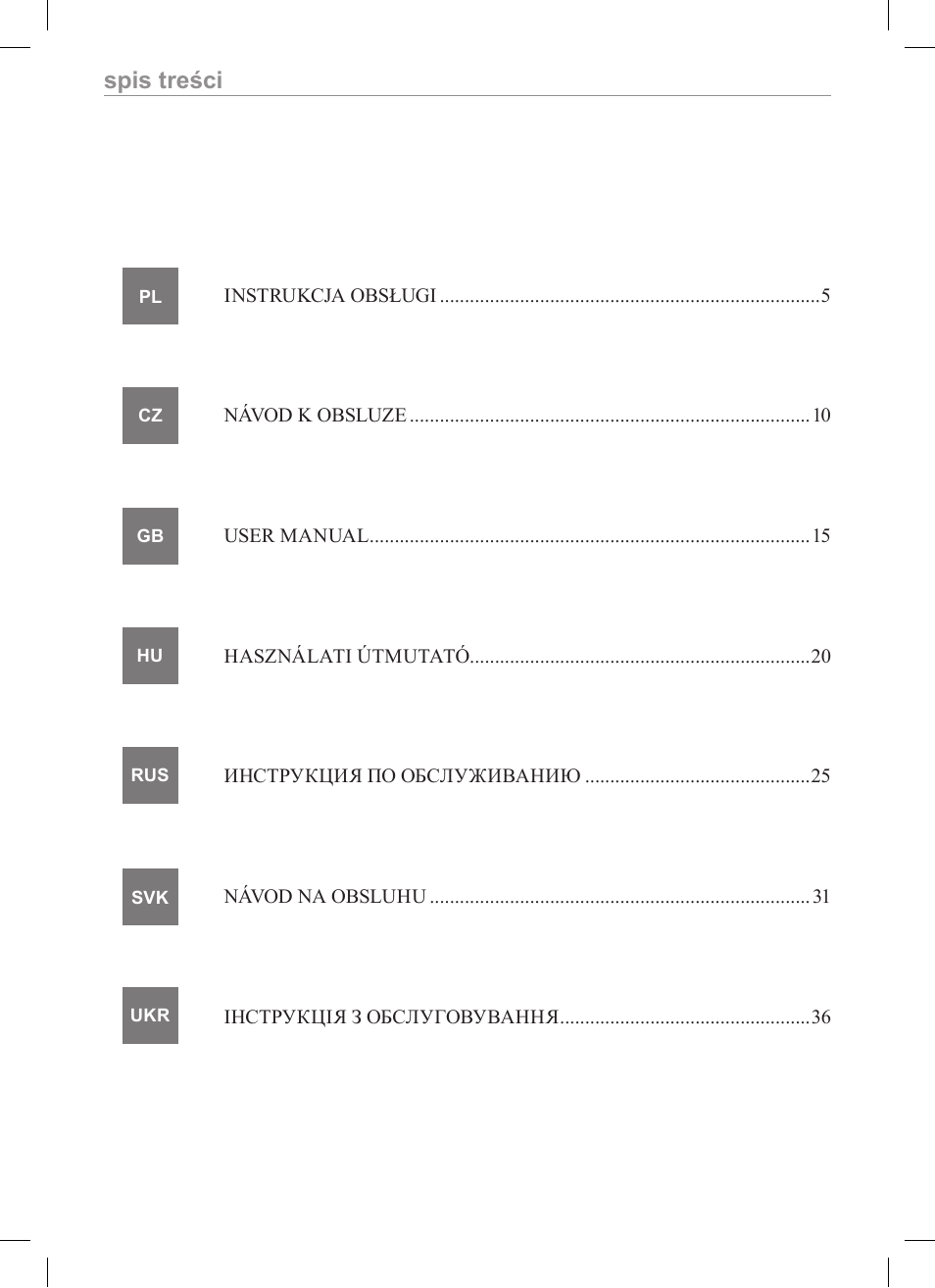 MPM Kasia 116 User Manual | Page 2 / 44