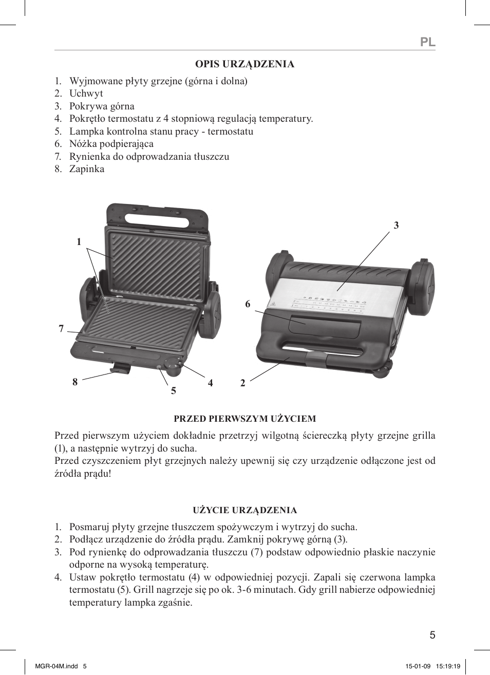 MPM MGR-04M User Manual | Page 5 / 32