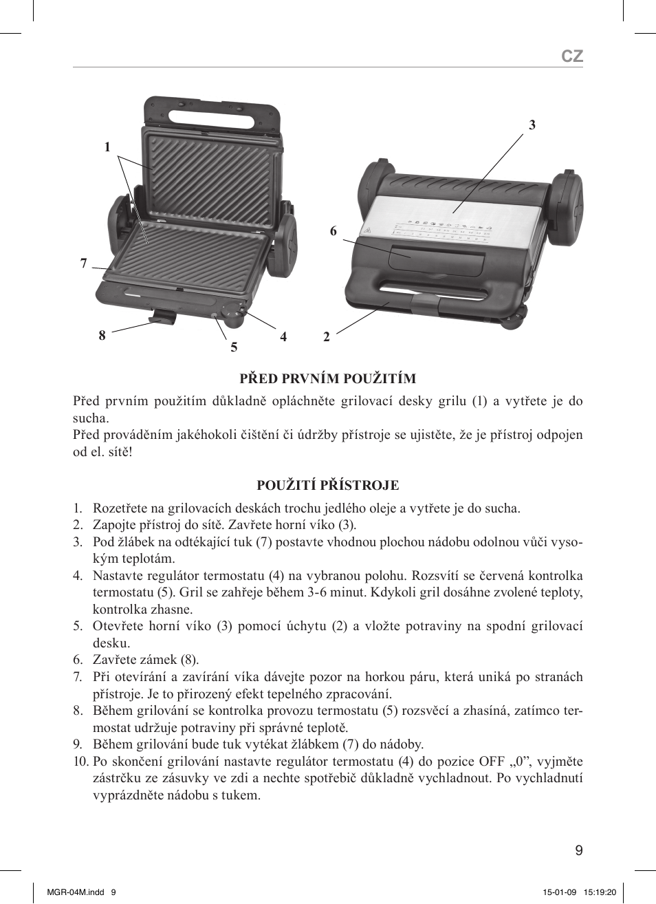 MPM MGR-04M User Manual | Page 9 / 32