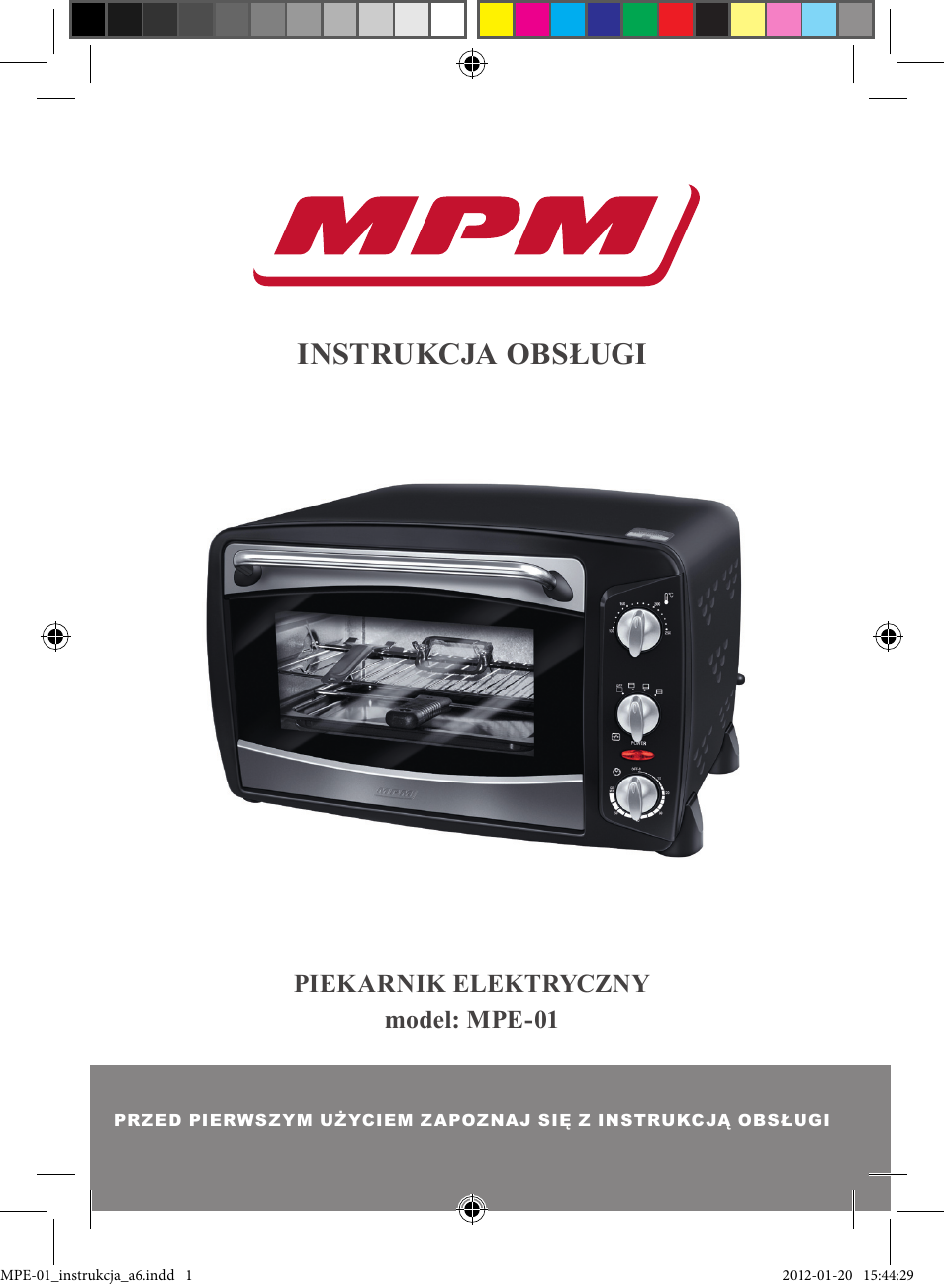 MPM MPE-01 User Manual | 32 pages