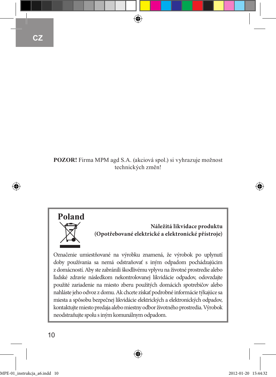 Poland | MPM MPE-01 User Manual | Page 10 / 32