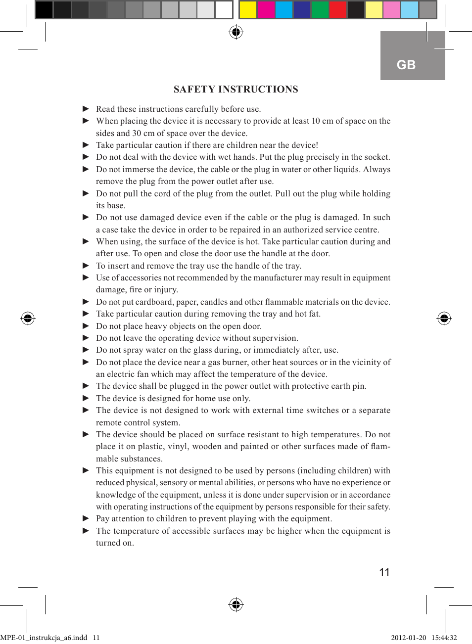 MPM MPE-01 User Manual | Page 11 / 32