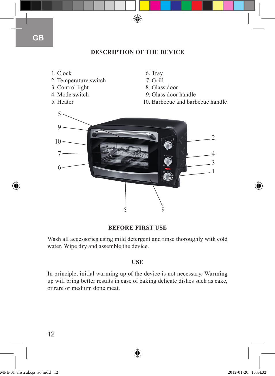 MPM MPE-01 User Manual | Page 12 / 32