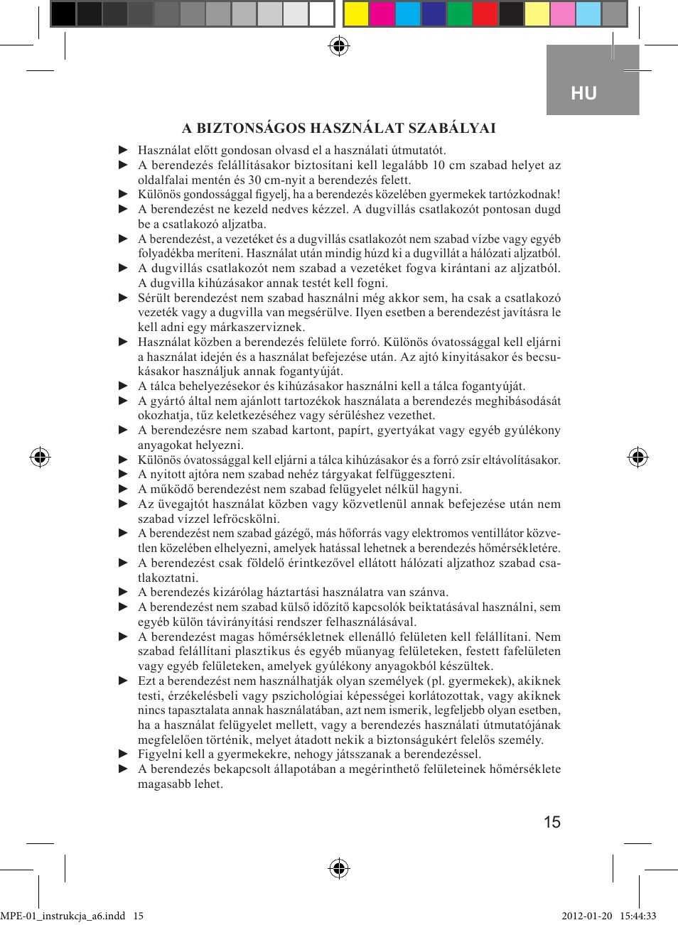 MPM MPE-01 User Manual | Page 15 / 32
