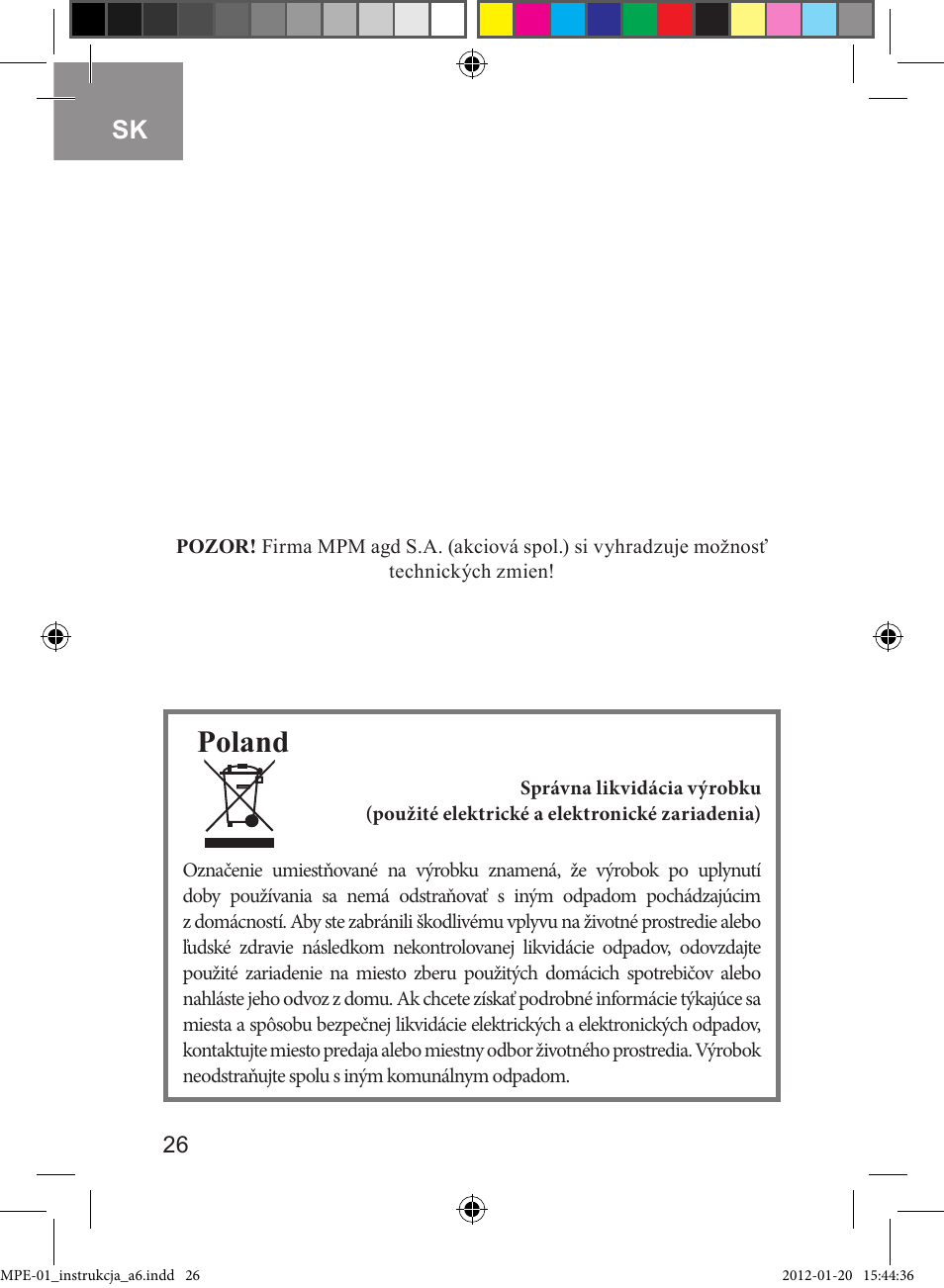 Poland | MPM MPE-01 User Manual | Page 26 / 32