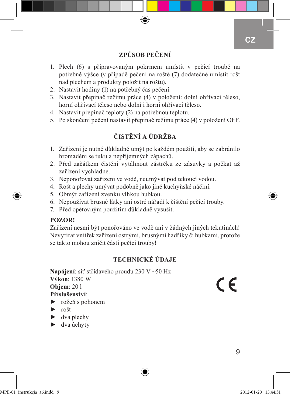 MPM MPE-01 User Manual | Page 9 / 32