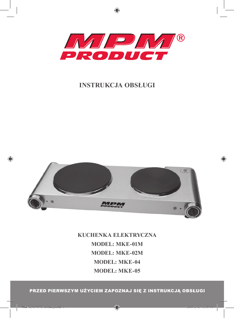 MPM MKE-04 User Manual | 24 pages