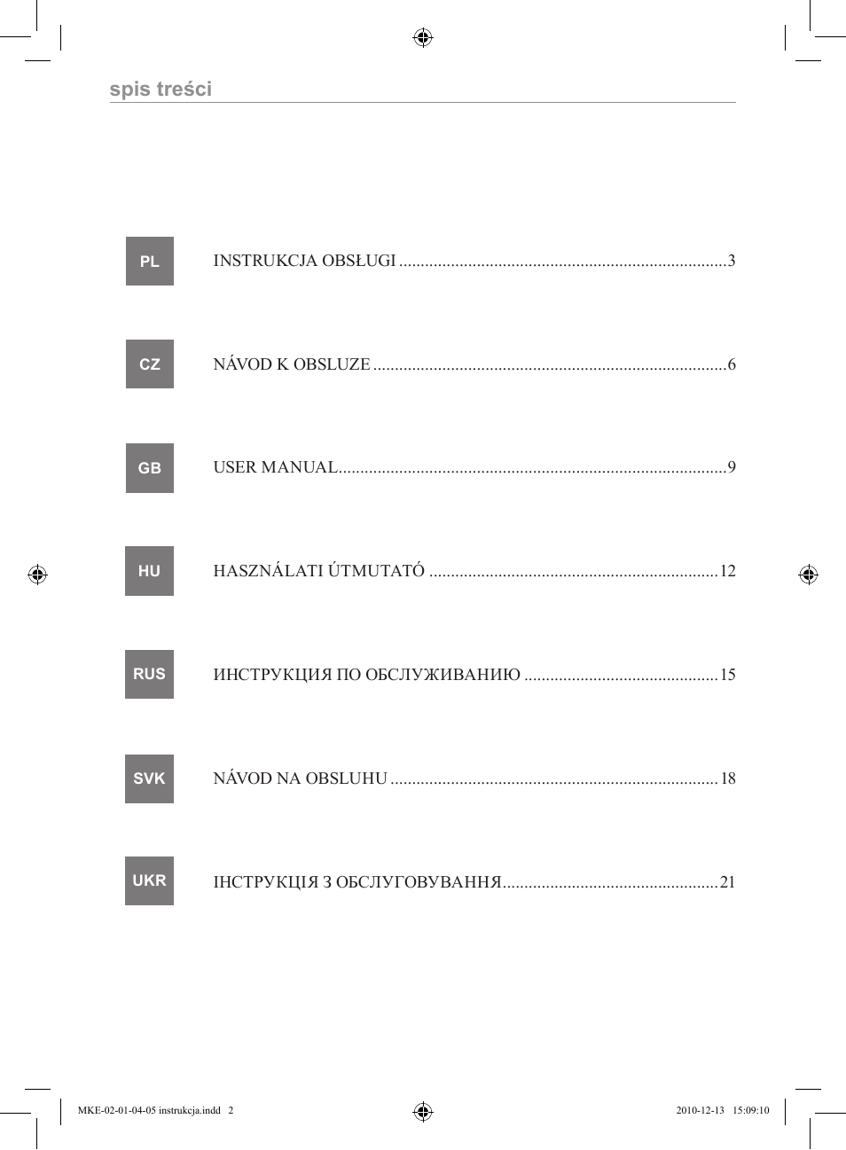 MPM MKE-04 User Manual | Page 2 / 24