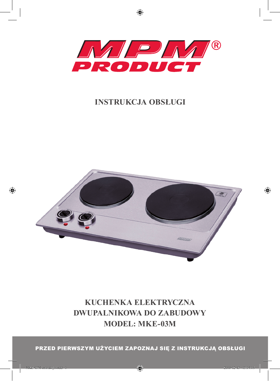 MPM MKE-03M User Manual | 24 pages