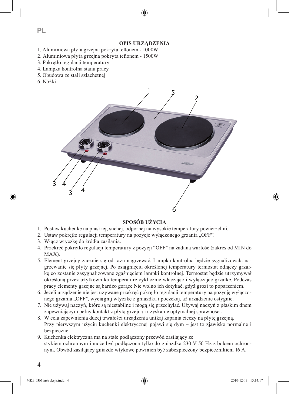 MPM MKE-03M User Manual | Page 4 / 24