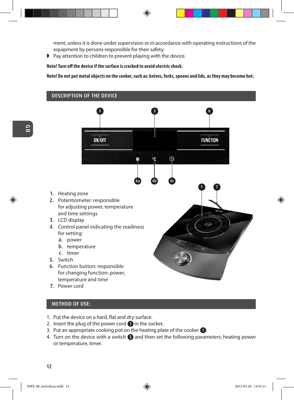 MPM MKE-08 User Manual | Page 12 / 32