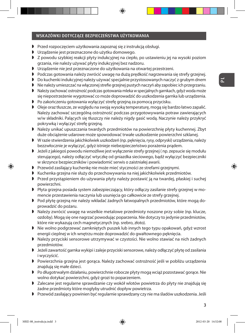 MPM MKE-08 User Manual | Page 3 / 32