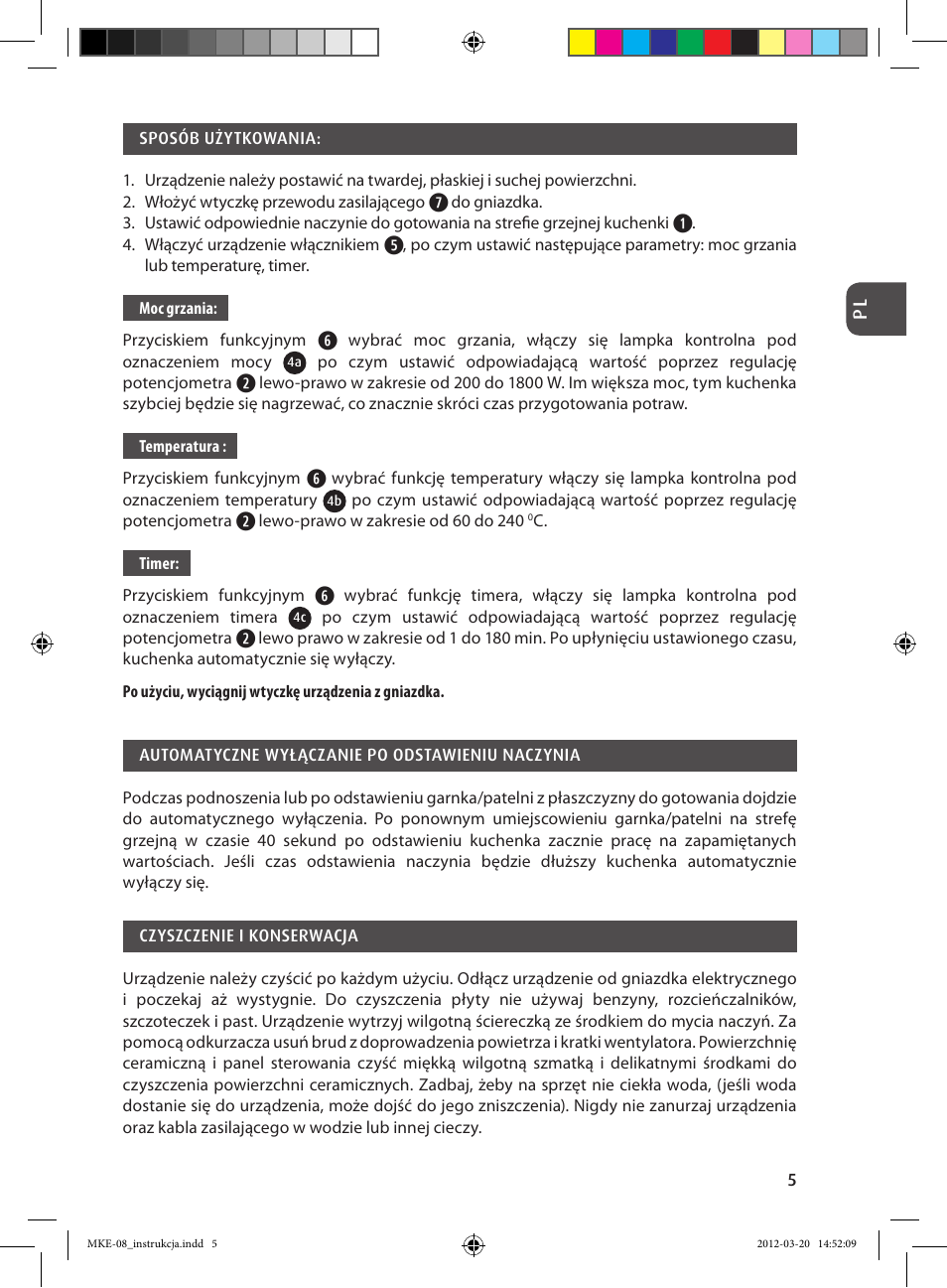 MPM MKE-08 User Manual | Page 5 / 32
