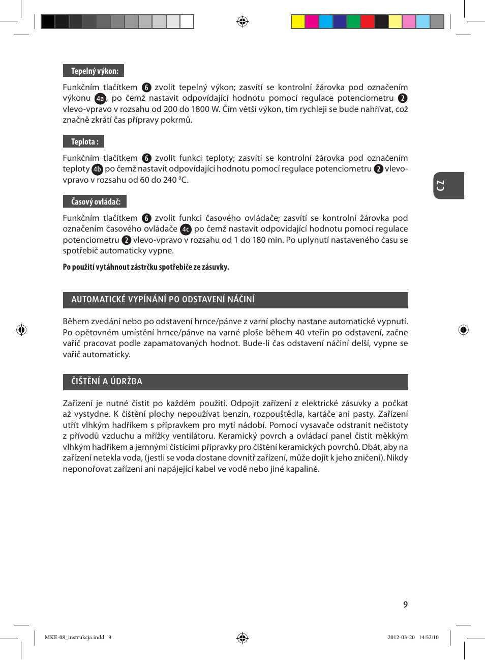 MPM MKE-08 User Manual | Page 9 / 32