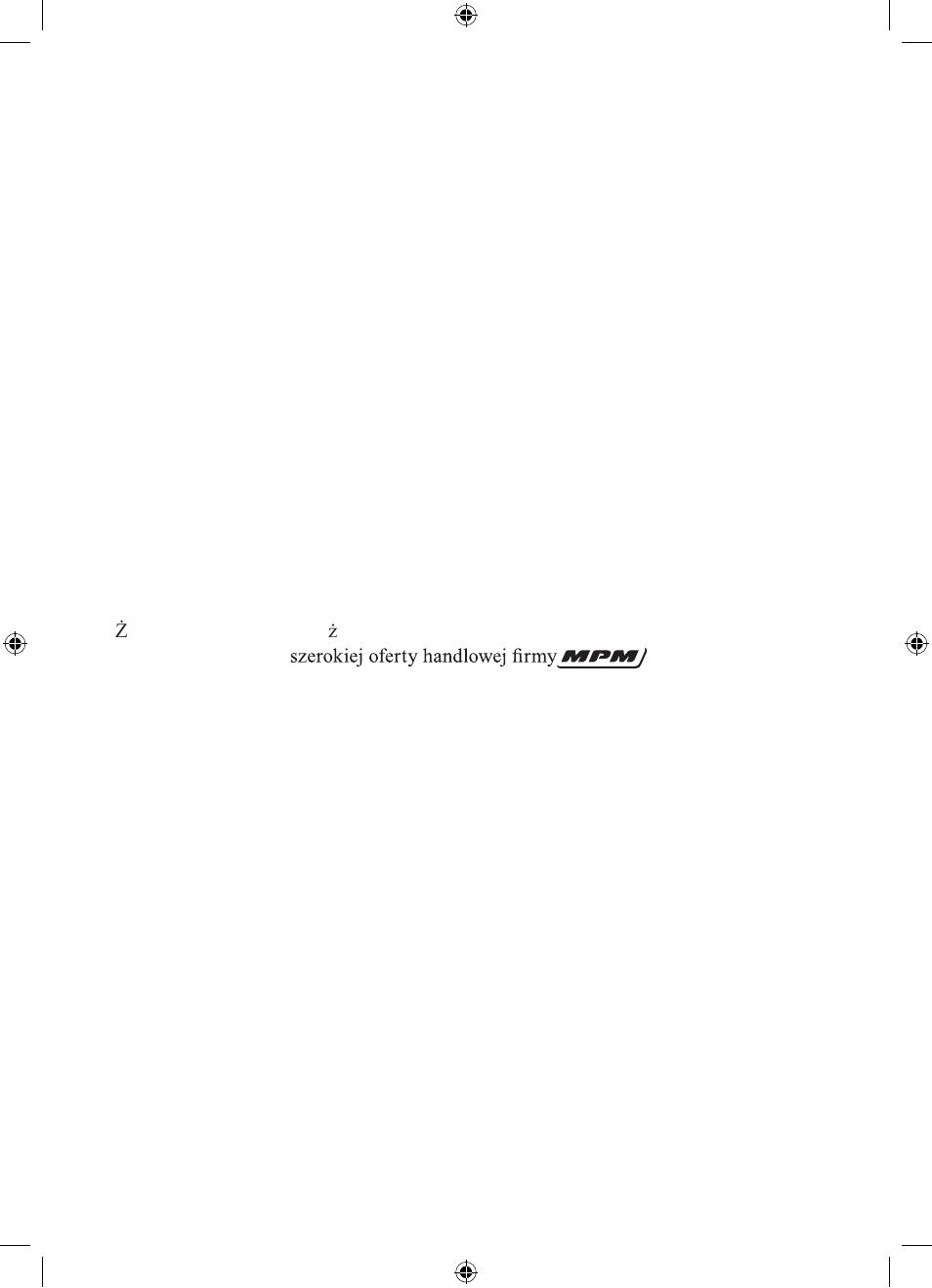 MPM MSG-02 User Manual | Page 40 / 40