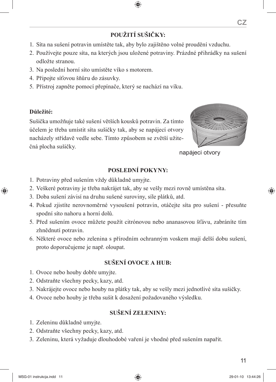 MPM MSG-01 User Manual | Page 11 / 40