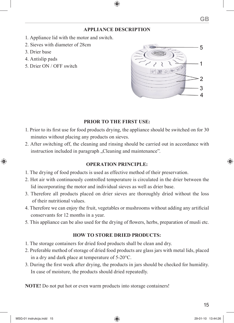 MPM MSG-01 User Manual | Page 15 / 40