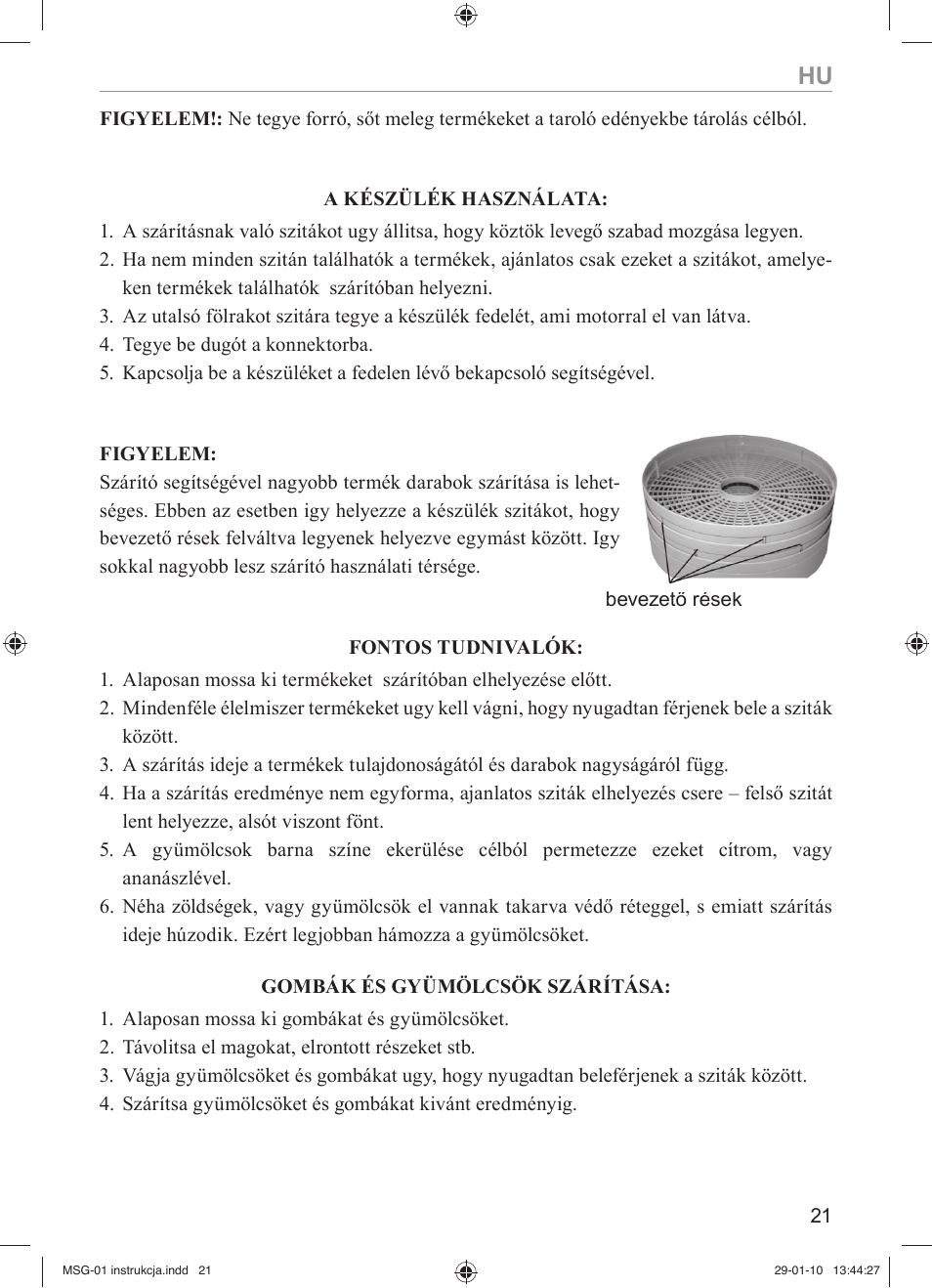 MPM MSG-01 User Manual | Page 21 / 40