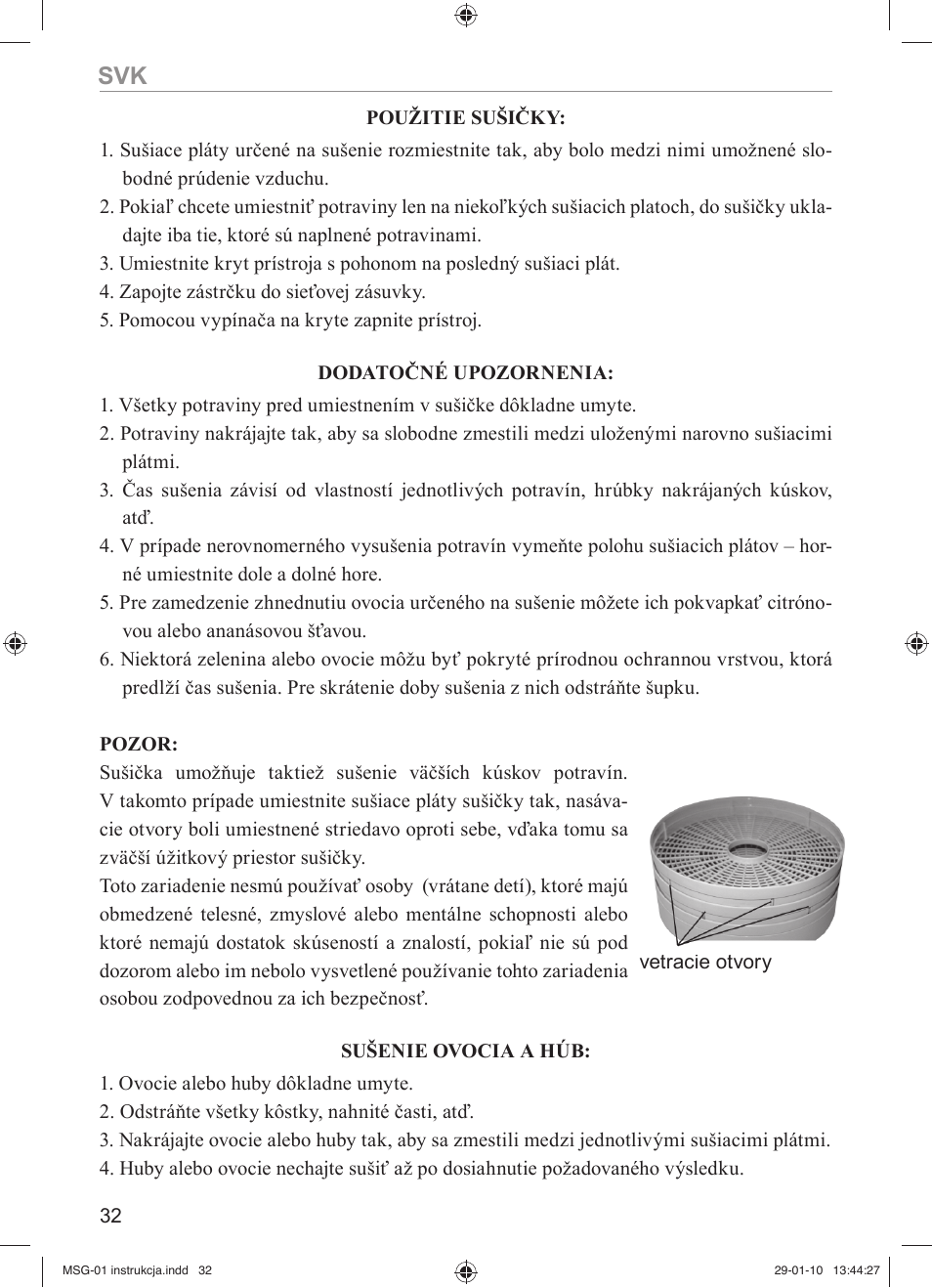 MPM MSG-01 User Manual | Page 32 / 40