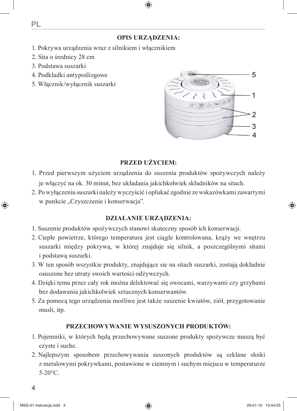 MPM MSG-01 User Manual | Page 4 / 40