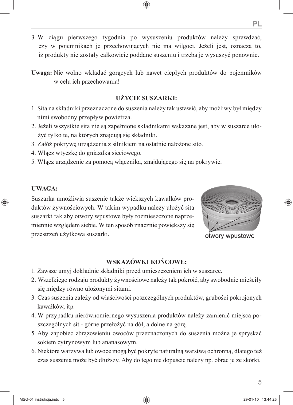 MPM MSG-01 User Manual | Page 5 / 40
