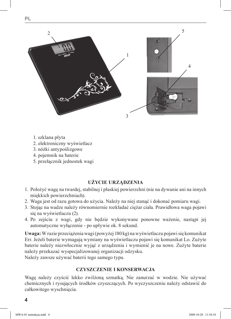 MPM MWA-01 User Manual | Page 4 / 24