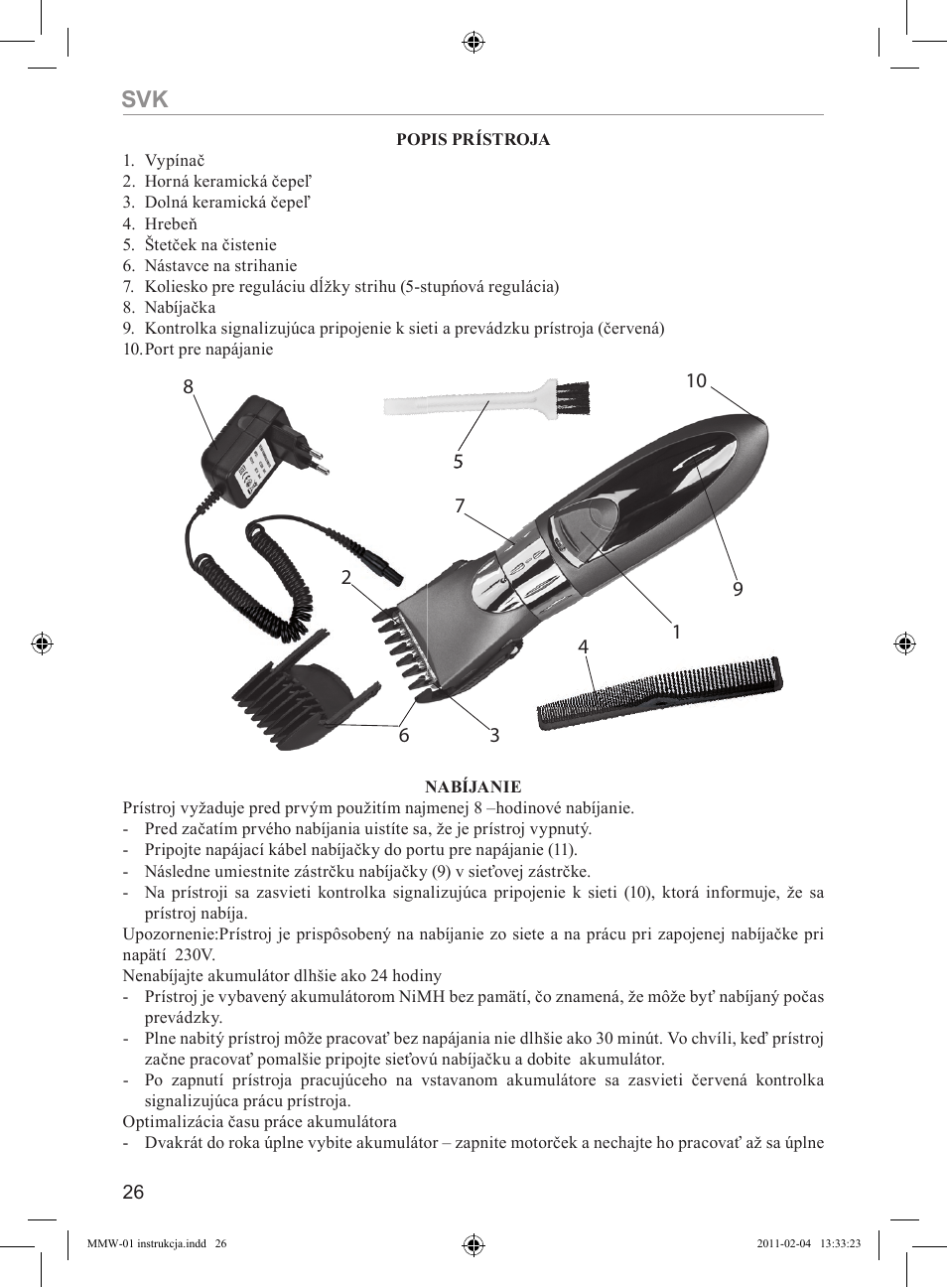 MPM MMW-01 User Manual | Page 26 / 34