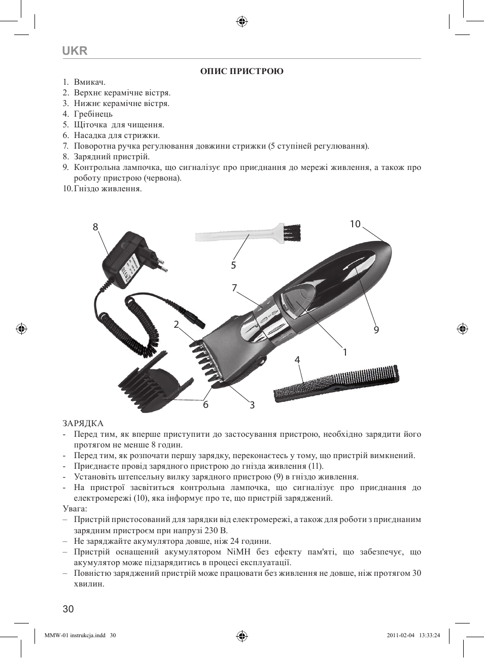 MPM MMW-01 User Manual | Page 30 / 34