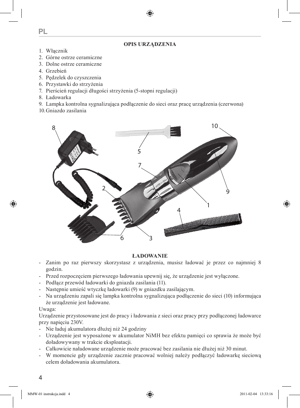 MPM MMW-01 User Manual | Page 4 / 34