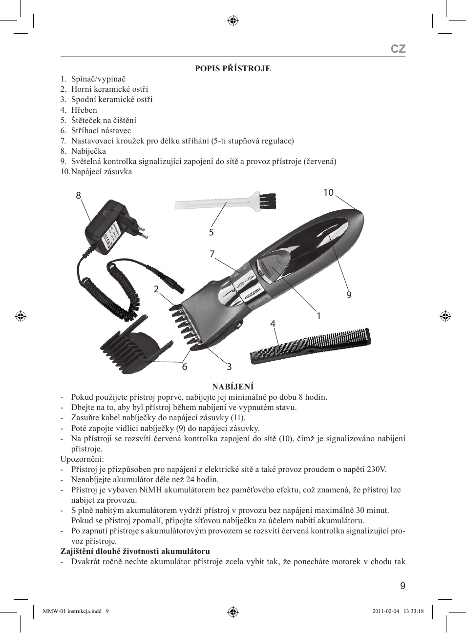 MPM MMW-01 User Manual | Page 9 / 34