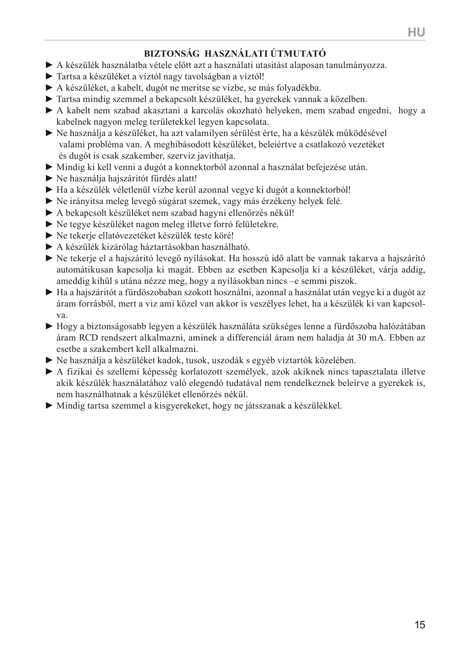 MPM MLW-01 User Manual | Page 15 / 32
