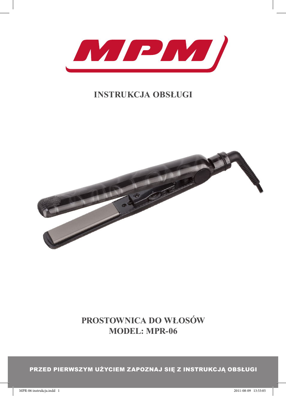 MPM MPR-06 User Manual | 24 pages