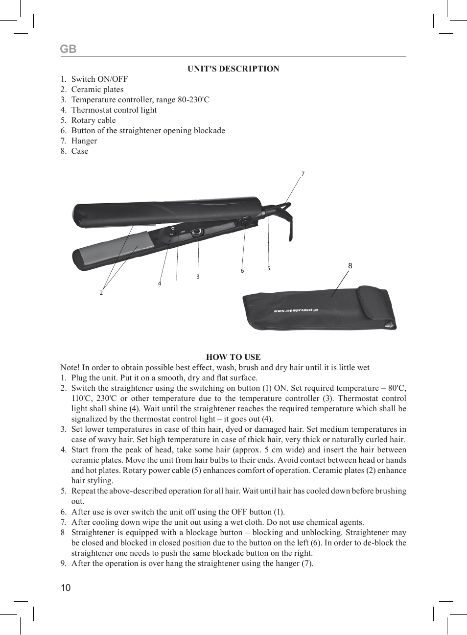 MPM MPR-03 User Manual | Page 10 / 24