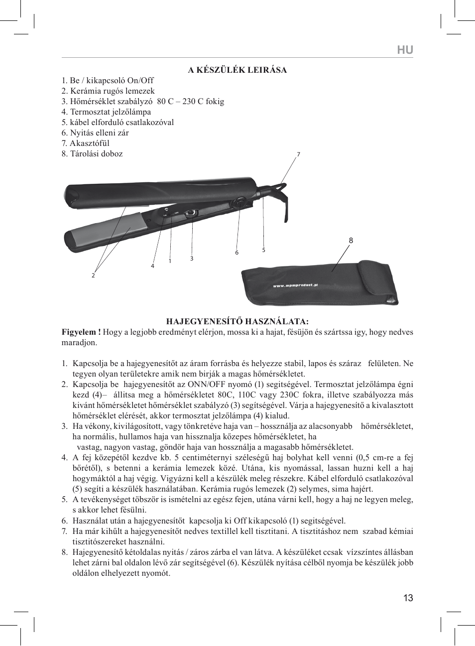 MPM MPR-03 User Manual | Page 13 / 24