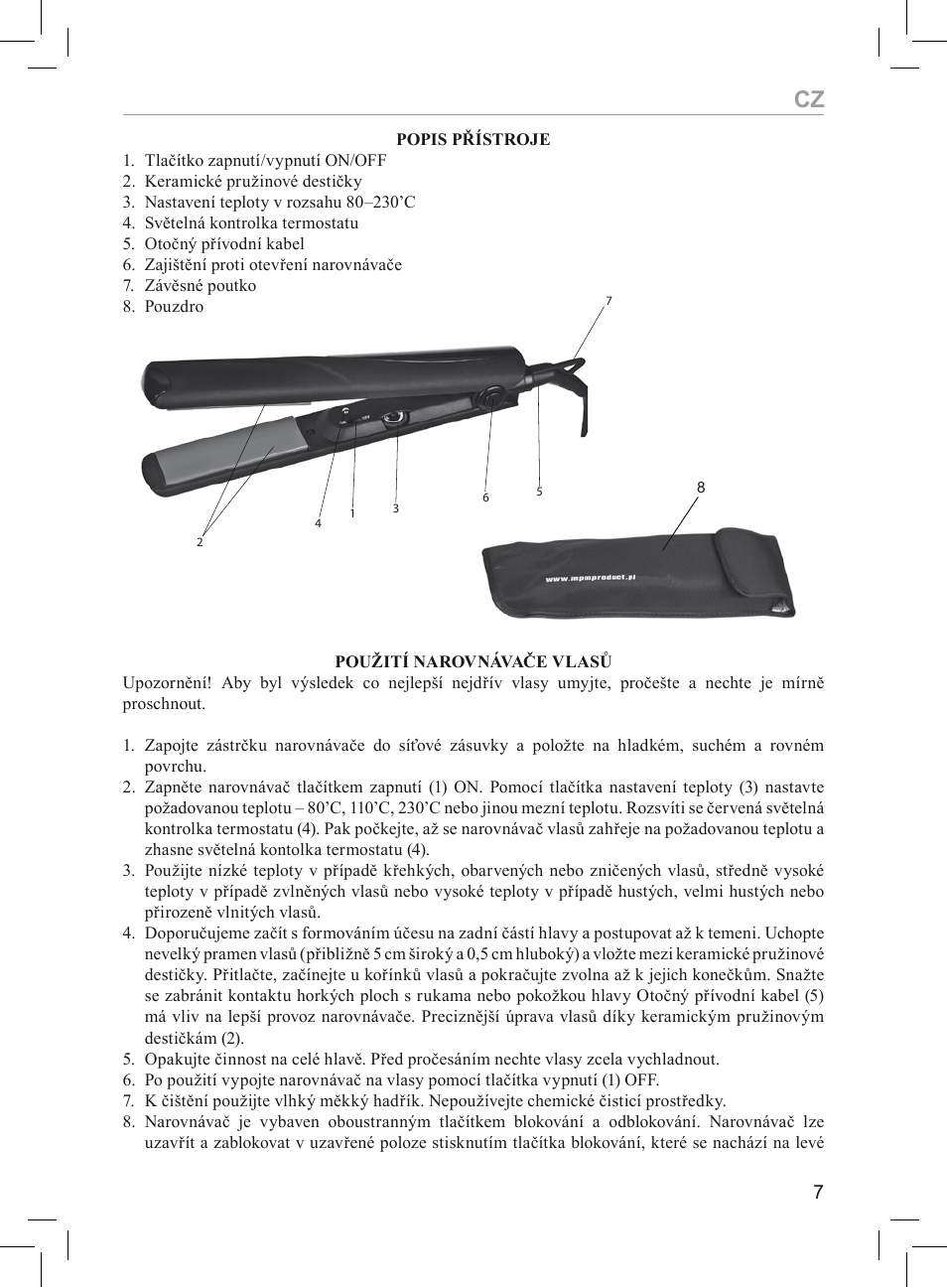 MPM MPR-03 User Manual | Page 7 / 24