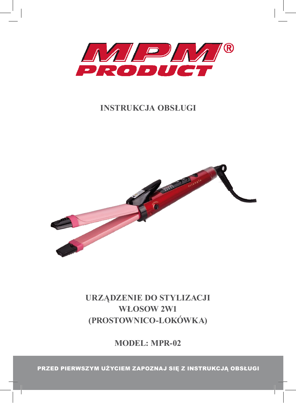 MPM MPR-02 User Manual | 32 pages