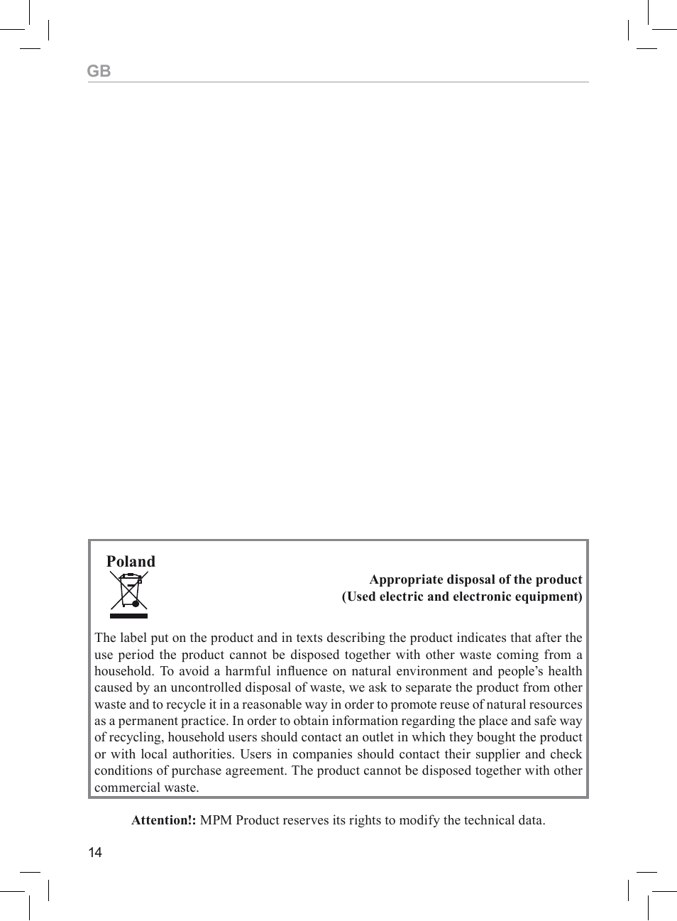 Poland | MPM MPR-02 User Manual | Page 14 / 32