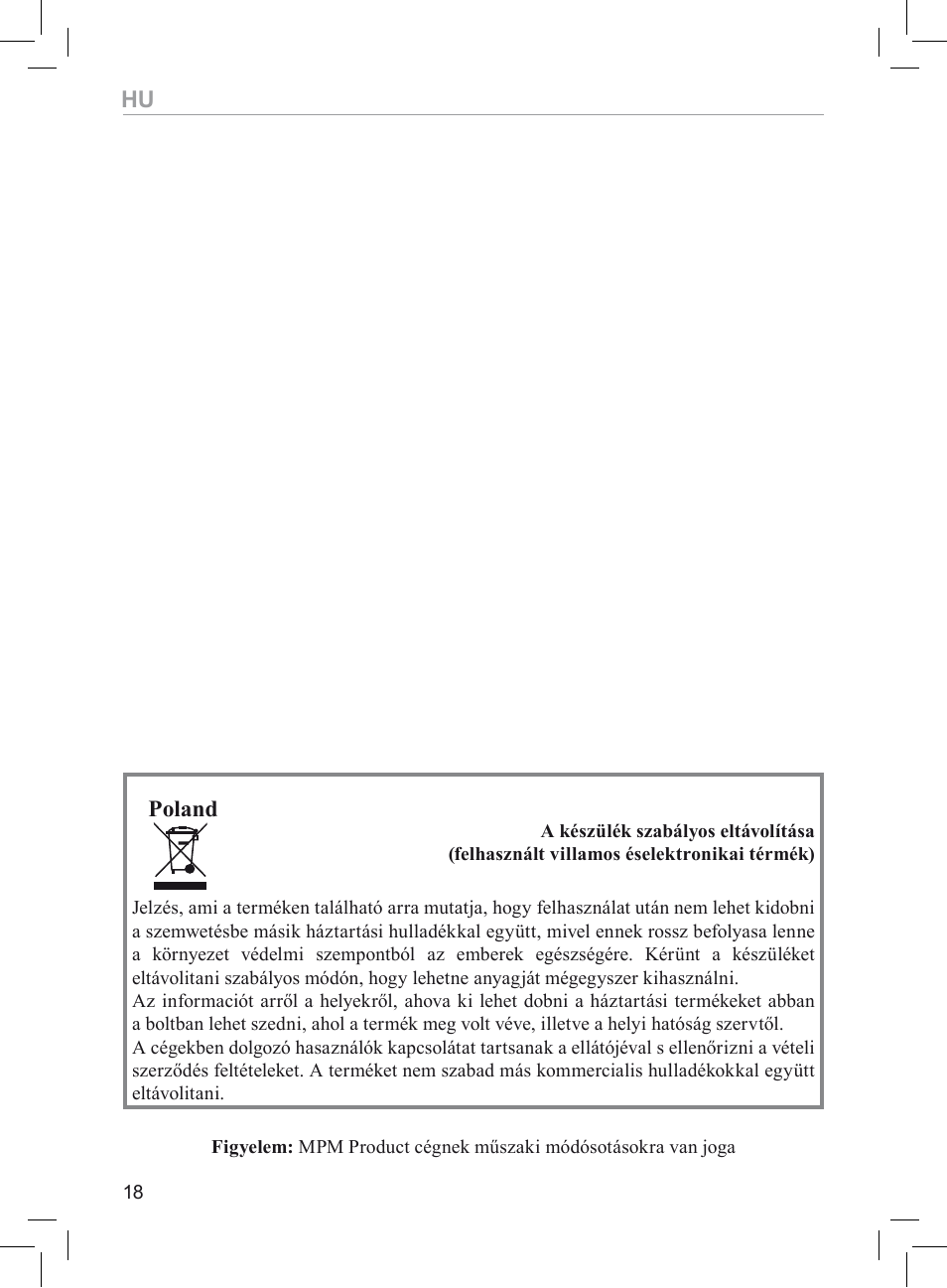 Poland | MPM MPR-02 User Manual | Page 18 / 32