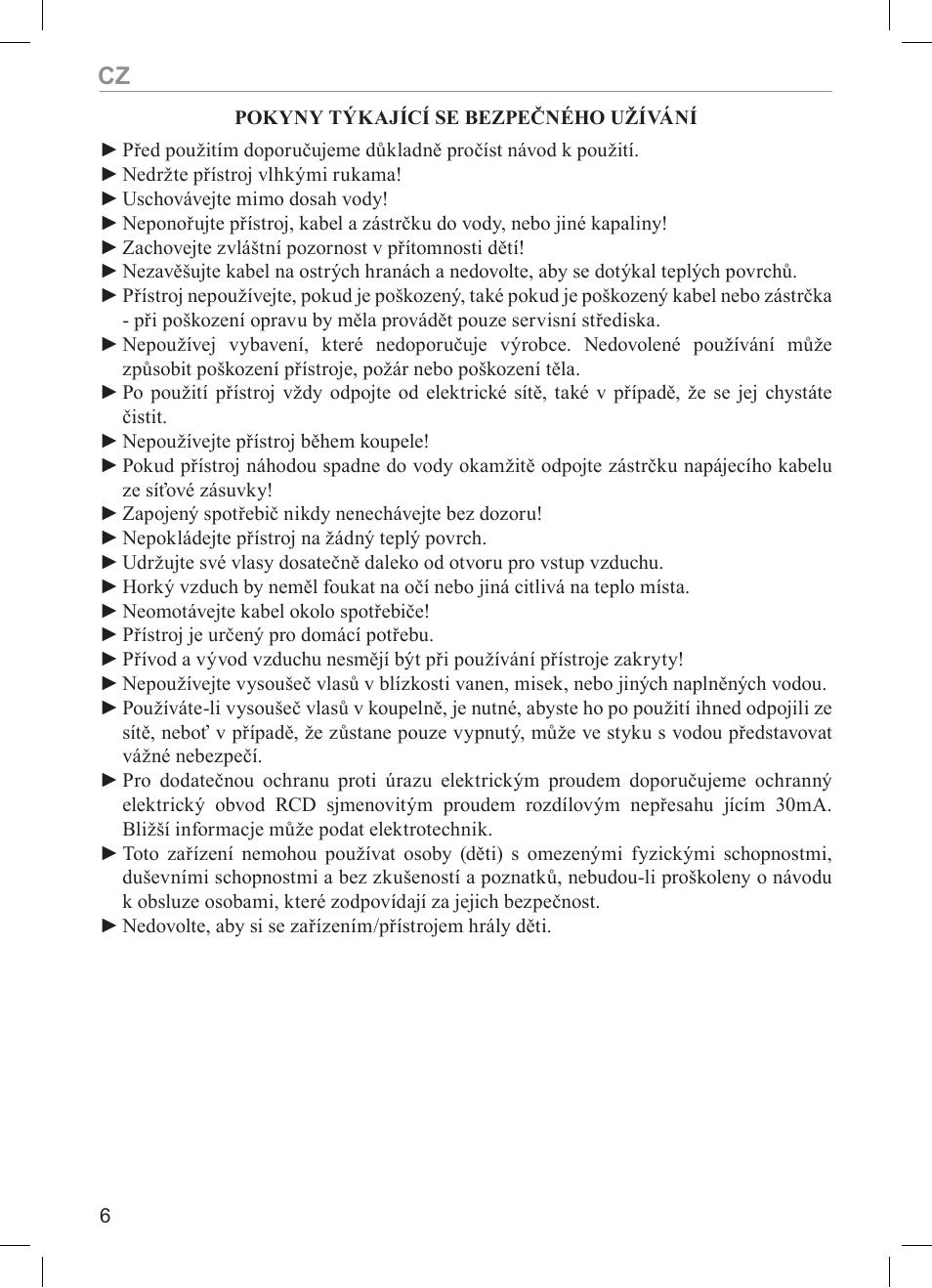 MPM MSW-05 User Manual | Page 6 / 24