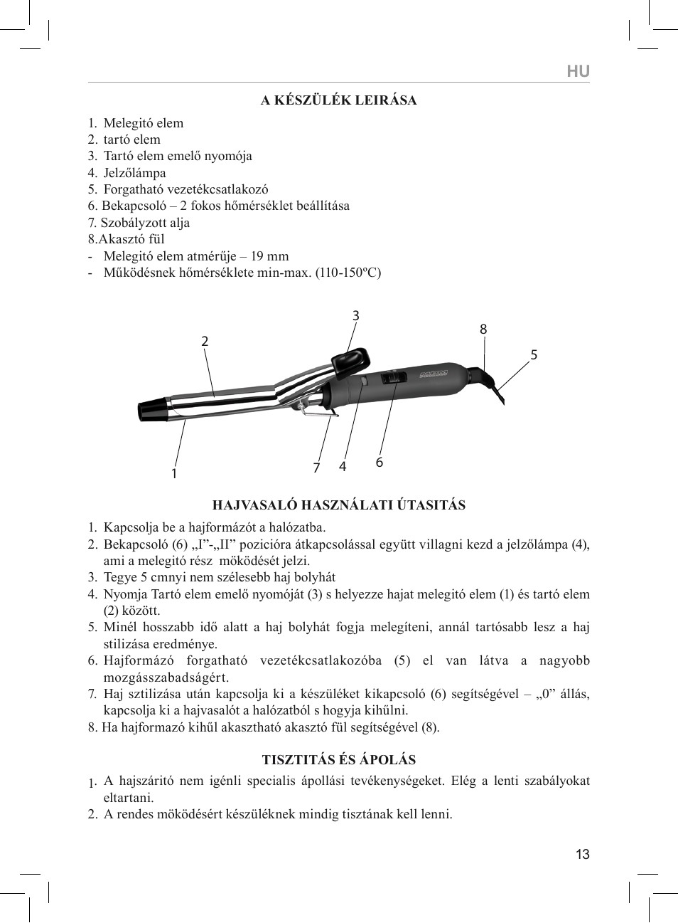 MPM MLO-03 User Manual | Page 13 / 24