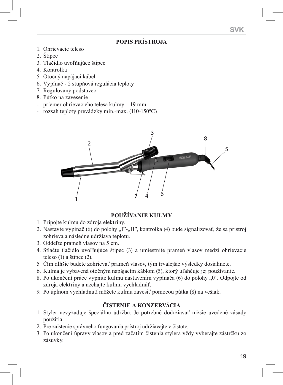 MPM MLO-03 User Manual | Page 19 / 24