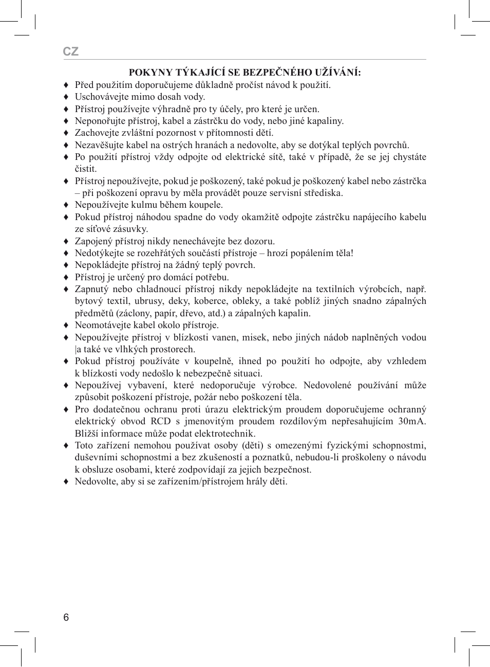 MPM MLO-03 User Manual | Page 6 / 24