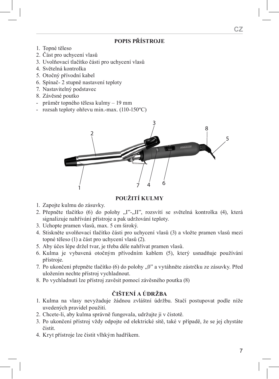 MPM MLO-03 User Manual | Page 7 / 24