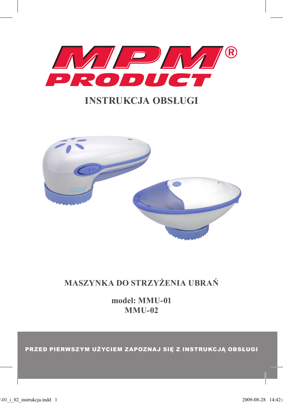 MPM MMU-02 User Manual | 24 pages