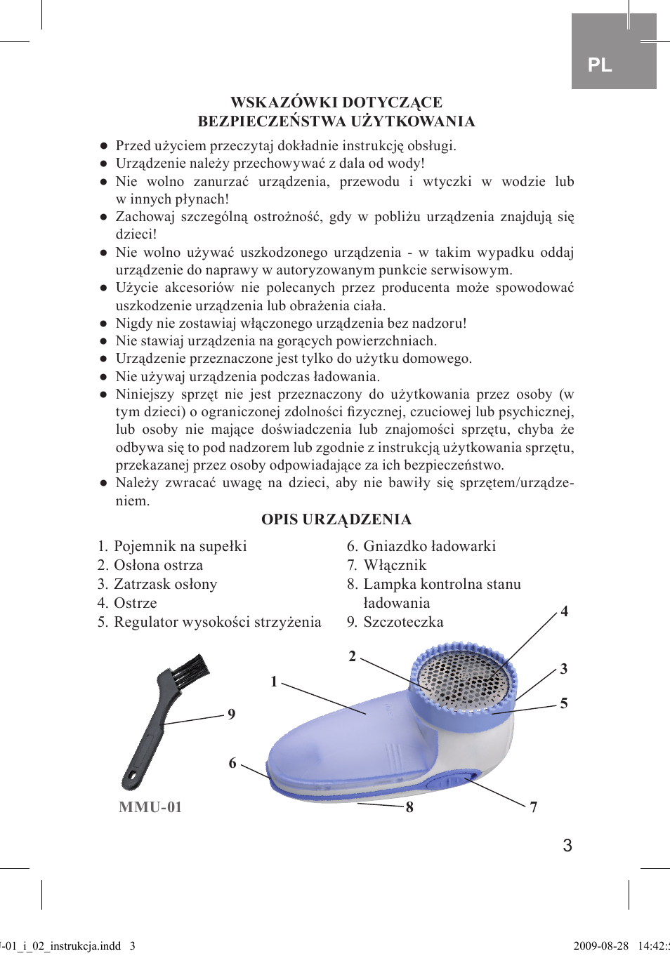 MPM MMU-02 User Manual | Page 3 / 24