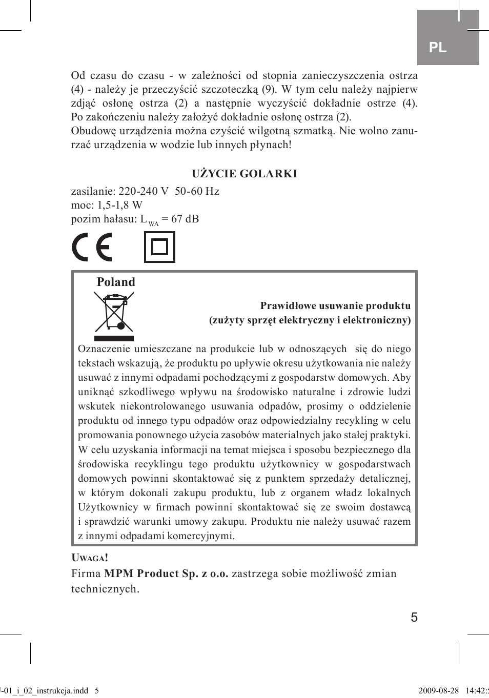 Poland | MPM MMU-02 User Manual | Page 5 / 24